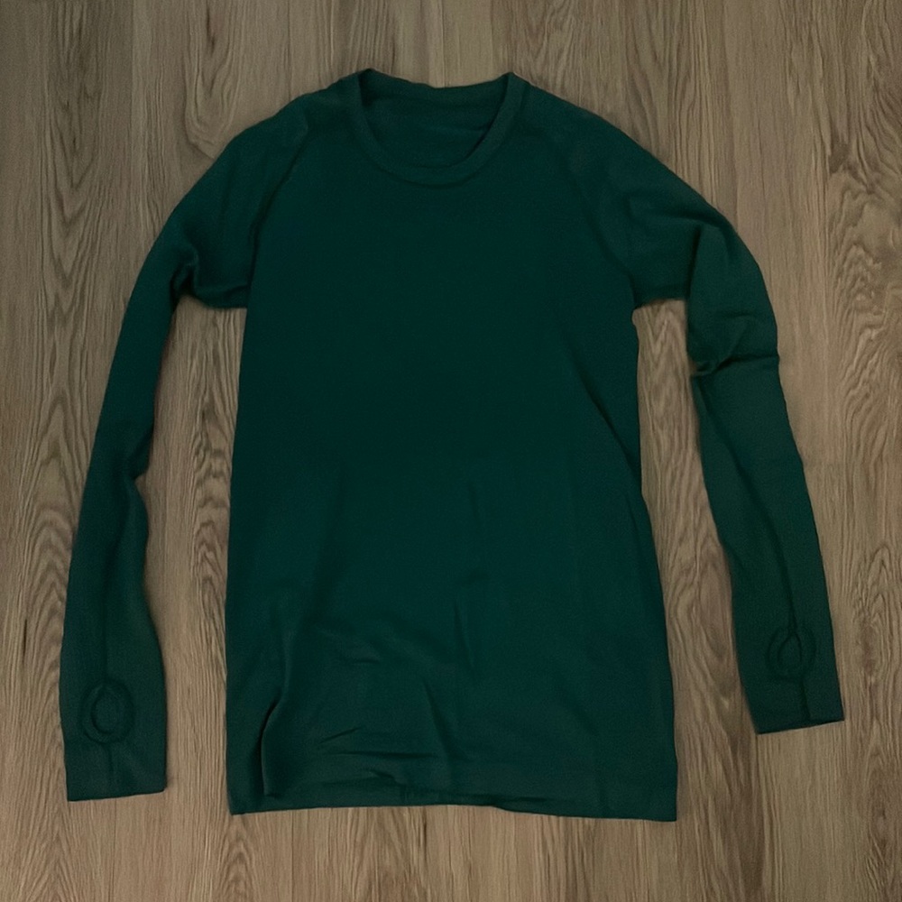 Emerald Green Lululemon Swiftly Tech Long Sleeve